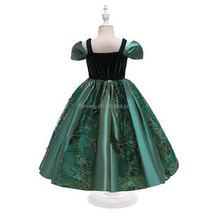 Robes de princesse pour petites filles, costume de <span class=keywords><strong>reine</strong></span>, costume de fête d'anniversaire, costume de fête sur le thème de <span class=keywords><strong>la</strong></span> neige, costume d'Halloween, déguisement Anna <span class=keywords><strong>Elsa</strong></span> pour enfant - Product Image 3
