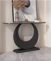 Table console moderne chinoise luxueuse, simple, pour couloir, mur, véranda, salon, nouvelle table d'appoint avec tiroir en métal