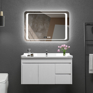 De alta calidad de la pared <span class=keywords><strong>espejo</strong></span> iluminado Sensor táctil de plata decorativo <span class=keywords><strong>espejo</strong></span> de baño <span class=keywords><strong>con</strong></span> visualización de la hora - Product Image 1