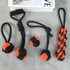 ของเล่นเชือกสำหรับสุนัข ของเล่นกัดแทะสำหรับสัตว์เลี้ยง ขนาดกลาง บรรจุกล่อง 50 ชิ้น ผลิตจากเจ้อเจียง - Product Image 2