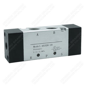 صمام هوائي 4A320-10 بخمسة منافذ ووضعين مقاس 3/8 بوصة للتحكم في الاتجاهين - Product Image 1