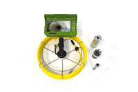 Caméra d'inspection de canalisation portable avec compteur métrique et tête de caméra grand angle pour l'inspection des canalisations d'égout