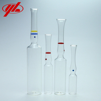 Ampoule en verre borosilicate scellée au feu de 1 ml à 20 ml, transparente ou ambrée, impression personnalisée pour usage pharmaceutique, marque Youlyy