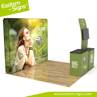 Stand d'exposition commercial intérieur 10x10 pour salons professionnels et expositions