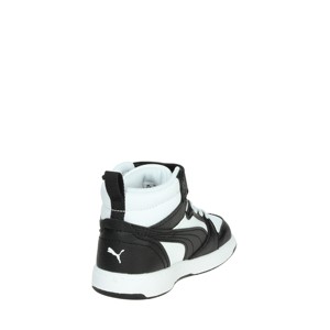 รองเท้าผ้าใบหุ้มข้อสูงสำหรับเด็ก396542รองเท้ากีฬาสีขาว/ดำ - Product Image 3