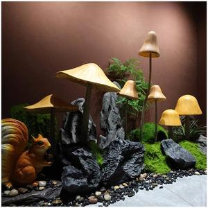 Panel <span class=keywords><strong>de</strong></span> Hongos Artificiales para Fondo <span class=keywords><strong>de</strong></span> Jardín, Persianas y Cortinas, Plantas y Vegetación Artificial al por Mayor - Product Image 2