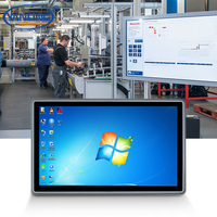 J6412 21.5 inci pc tablet semua dalam satu panel sentuh industri untuk sistem MES