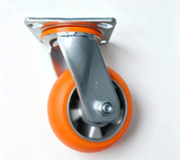 Roues à roulettes industrielles robustes en polyuréthane avec noyau en aluminium, vente en gros, directement de l'usine