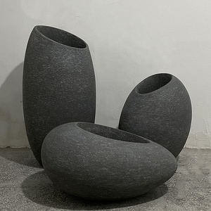 <span class=keywords><strong>Jardinière</strong></span> en fibre de verre créative nordique pour intérieur/<span class=keywords><strong>extérieur</strong></span> avec design classique, pots à fleurs sculptés à la main pour centre commercial et hôtel - Product Image 2