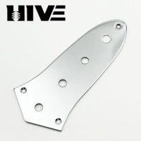 Plaque de commande en métal pour basse électrique HIVE, compatible JB Bass, plaque de circuit de commande pour Jazz Bass