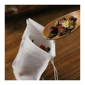 En Stock Bolsitas de Té Biodegradables Ecológicas de 6*8cm con Cordón, 100 Unidades/Bolsa, Bolsitas de Té Desechables para Té de Hojas Sueltas - Product Image 2