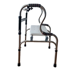 성인 노인 장애인을 위한 접이식 경량 알루미늄 보행기 CE 인증 내구성 미끄럼 방지 - Product Image 5