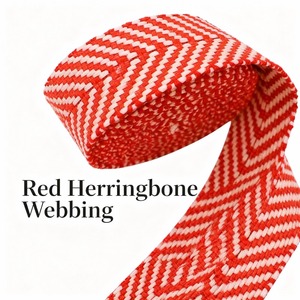 1.5 <strong>Inch</strong> Luxury Jacquard <strong>Webbing</strong> Eco-Friendly Custom Logo Polyester/<strong>Cotton</strong> Fabric Backpack Strap for Backpacks &amp; Garment Bags - Product Image 4