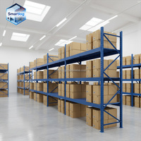 Système d'étagères industrielles en acier robuste pour entrepôt, logistique et stockage en garage