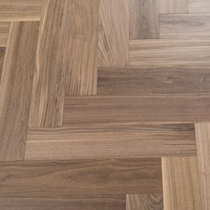 Plancher en bois d'ingénierie à 3 plis en noyer noir Artorian, à chevrons, avec installation par clic <span class=keywords><strong>pour</strong></span> les intérieurs modernes - Product Image 2