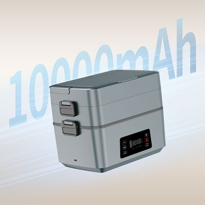 Boîte à lunch <span class=keywords><strong>chauffante</strong></span> portable sans fil de qualité supérieure à 2 compartiments, 2 en 1, avec contrôle de la température, boîte à lunch électrique pour camionneurs - Product Image 5