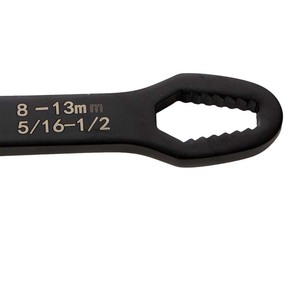 Double-ended Self-tightening Wrench 14-22mm 9/16-7/8 Serrated Jaw Industrial Grade Metric Imperial Dual-purpose Tool - Product Image 2