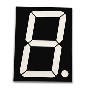 Jstronic – grand écran led à sept segments, 5 pouces, simple, grand, <span class=keywords><strong>1</strong></span> <span class=keywords><strong>chiffre</strong></span>, 7 segments - Product Image 2