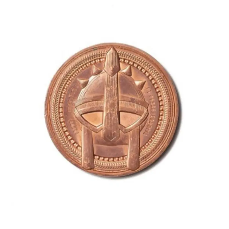 Custom Bulk Brass Blank Two-Tone Coin with Laser Engraved Logo UV/Digital/Silk Screen Printing Plated Sports Theme
