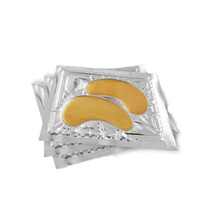 OEM ฉลากส่วนตัว24K Gold Collagen Eye Mask Anti Wrinkle & Dark Circle Effect Gel Pad Sleeping Eye Patch