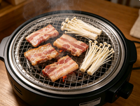 Grille de barbecue en acier inoxydable de qualité alimentaire, forme ronde, carrée, rectangulaire, pour la cuisine en plein air, le camping, vente en gros