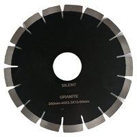 Lame de scie diamantée à haute fréquence soudée industriellement CHANGLI 250 mm pour la coupe du béton, de la roche, du granit et de la pierre