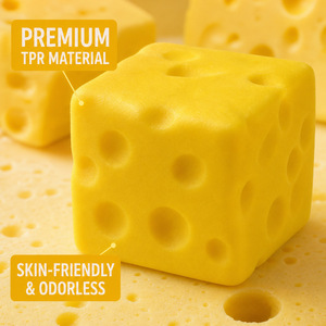 Juguete Antiestrés Sensorial en Forma de Cubo de Queso, 5 cm, para Adultos - Product Image 2