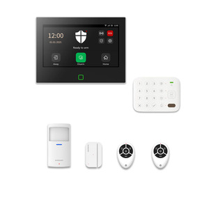 Alarme <span class=keywords><strong>Staniot</strong></span> sans fil 7 pouces 4G GSM panneau de sécurité domestique intelligent Compatible Alexa Google Assistant 433MHz système d'alarme antivol - Product Image 1