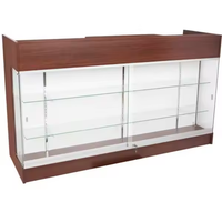 Vitrine de 70 pouces unité de fumer en verre pour magasin verrouillable réception comptoir vitrine comptoir armoires vitrine vitrine