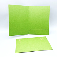 Carpeta de Archivo A4 Plegable Personalizada con Logotipo, Ecológica, de Papel Offset de Lujo, con Acabado Brillante, para Documentos