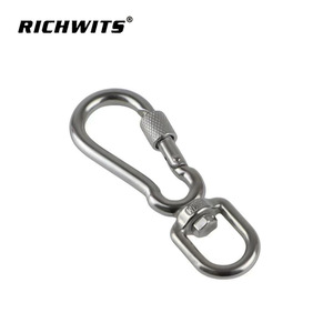 ตัวเชื่อมต่อสแตนเลสรูปเลขแปด RICHWITS สำหรับสายจูงสัตว์เลี้ยง 5x5 5x6 5x7 ตะขอเกี่ยวอเนกประสงค์ ทนทาน - Product Image 2