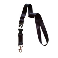 Lanière universelle en polyester vierge personnalisable pour enseignant, avec boucle de sécurité en plastique, crochet métallique, porte-badge d'identification et clip pour téléphone – Vente en gros