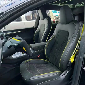 Coprisedili in Pelle di Alta Qualità per <span class=keywords><strong>Tesla</strong></span> Model 3 e Model <span class=keywords><strong>Y</strong></span>, Misura Personalizzata, Set Completo - Product Image 1