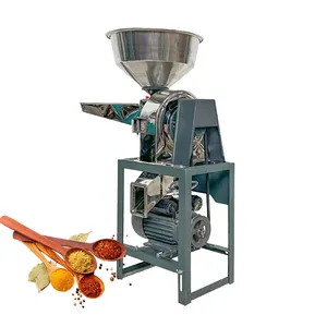 Best Price Dry Chili Grinder Flour Processing Fine Wheat Mill Machine Stainless Steel With Cooper Motor