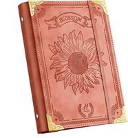 Carnet de voyage et planificateur de luxe en cuir PU avec logo personnalisé, motif Arbre de Vie, pour cartes à collectionner TCG et classeur de cartes à échanger