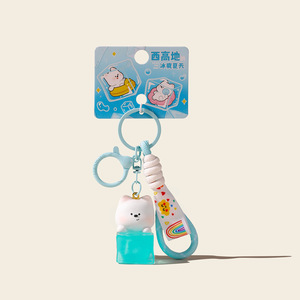Porte-clés léger en peluche <span class=keywords><strong>West</strong></span> Highland Original Summer Cooling, en résine, sûr, mignon, pour sac, pendentif, cadeau pour ami, vente en gros - Product Image 5
