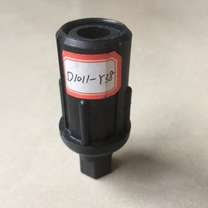 1-1/2 ''38mm עגול שחור תרמופלסטיים מתכוונן Hex רגליים הכנס עבור רהיטים - Product Image 4