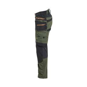 BLAKLADER - 197011494240C50 Pantalon Craftsman en stretch bidirectionnel Vert forêt/rouille-PANTALON DE TRAVAIL EAN 7330509950685 - Product Image 4