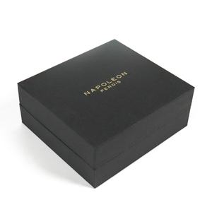 Cajas de Regalo de Papel para Joyería Pequeña, Personalizadas con Logotipo en Relieve Dorado, de Marca Famosa de Lujo, para Comercio Minorista, con Esponja - Product Image 3
