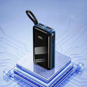 Nouvelle Arrivée 2026 – <span class=keywords><strong>Batterie</strong></span> <span class=keywords><strong>Externe</strong></span> Portable Ultra-Fine 10000 mAh à Charge <span class=keywords><strong>Super</strong></span> Rapide avec 2 Câbles Intégrés – Idéale pour les Voyages - Product Image 2
