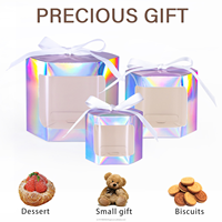 Caja de Regalo Pequeña con Cinta Decorativa, Caja para Dulces, Caja de Recuerdo, Bolsa de Regalo Pequeña para Jardín de Niños, Boda