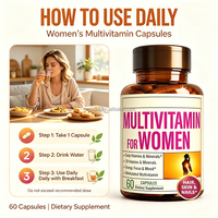 Capsules multivitaminées pour femmes Vitamines minéraux énergétiques humeur cheveux peau ongles Complément alimentaire