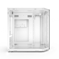 BAJEAL Custom Wide-Bodied Microatx Tempered Glass Mid Tower Gaming Computer Case USB3.0 Ports Sea-view Room Style Metal Stock