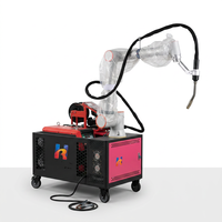 Brazo Robótico de Soldadura Colaborativo de 6 Ejes de Alto Rendimiento y Fácil Programación, Cobot de Soldadura Automática para Pequeñas Fábricas