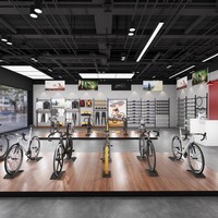 Présentoir et support de présentation pour magasin de cyclisme : idéal pour selles de vélo, lunettes de soleil et sacs à dos