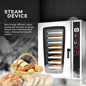 Nouvelle Machine Industrielle <span class=keywords><strong>à</strong></span> Cuire les Biscuits au Gaz, Four Rotatif <span class=keywords><strong>à</strong></span> 8 Plateaux pour Pain, Biscuits, Toasts, Pain Français, Four <span class=keywords><strong>à</strong></span> Vapeur pour Boulangerie, Maïs et Fruits - Product Image 6
