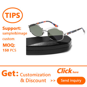 Gafas de Sol Polarizadas Sunray al por Mayor, Nuevas, Modernas, de Acetato y Metal de Alta Calidad, Montura Pequeña, para Mujer, Viaje 2026 - Product Image 2