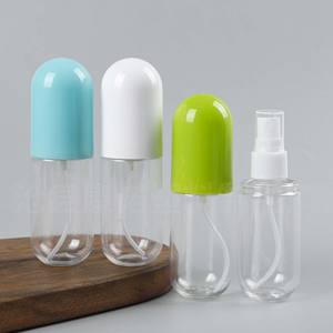 Botella de Spray Cosmética de Plástico PET en Forma de Cápsula con Pulverizador para Suero para el Cuidado de la Piel, 60ml/100ml, Vaporizador Fino - Product Image 1