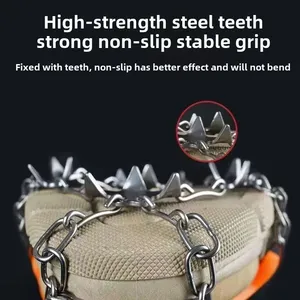 Outdoor Winter Wandern Klettern Schnees pitzen Steigeisen Stollen Ketten klauen Griffe Stiefel Abdeckung Eis greifer Spike für Schuhe Anti Slip - Product Image 4