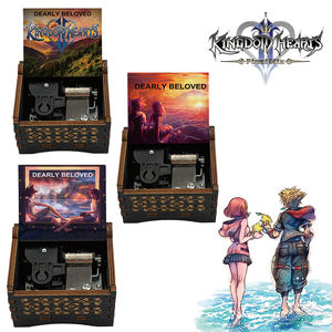Dearly Beloved Wind up Music Box de Game Kingdom Hearts 18 Note Silver Movement Regalo especial para el cumpleaños de la familia de amigos - Product Image 2